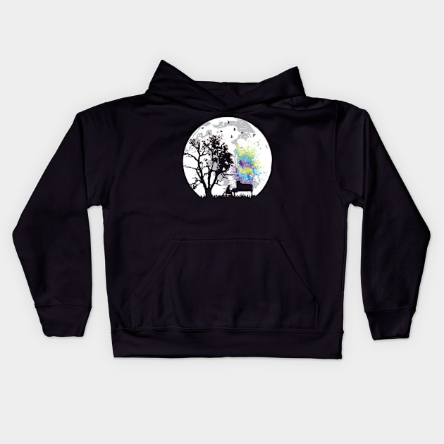 Moonlight Song - Disability Kids Hoodie by johnoconnorart